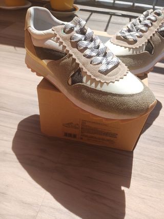 Bambas Bimba y Lola beige-verde