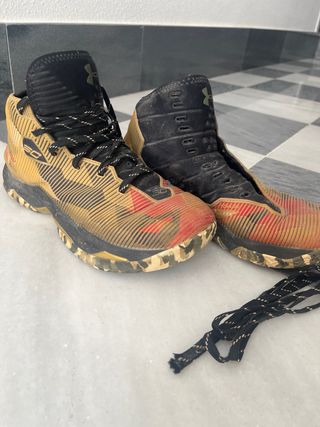 Under Armour Curry 3 - Zapatillas Baloncesto Dorad