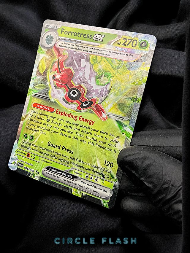 Carta Pokémon Forretress ex (PAL 005)