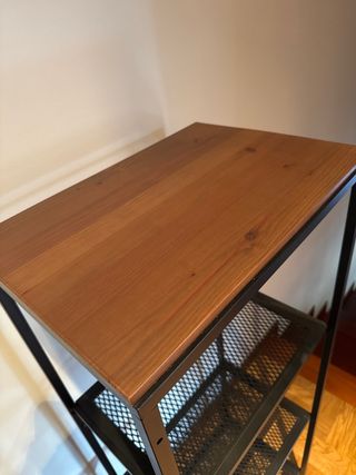 Estantería industrial metal-madera
