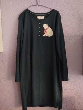 Camisón polar - Verde oscuro