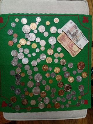 Monedas antiguas varias países