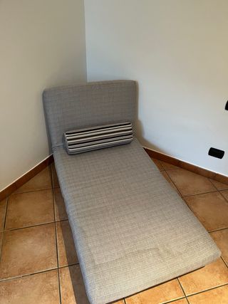 Poltrona-letto singolo Grigia