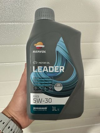 Aceite Repsol Leader 5W-30 C2/C3 1L, sin abrir. 