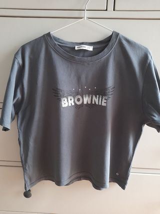 Camiseta Brownie gris - Talla S