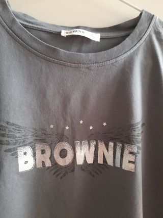 Camiseta Brownie gris - Talla S