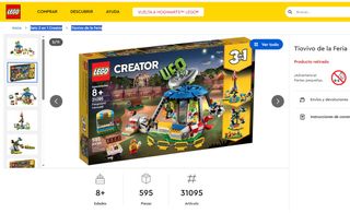 LEGO Creator Tiovivo 31095 (3 en 1)