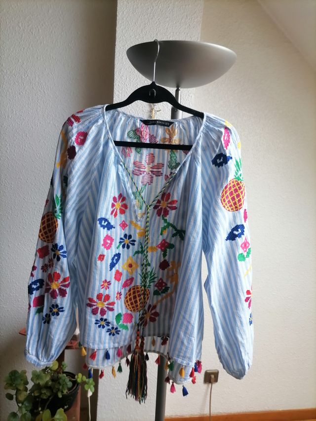 Blusa Zara boho