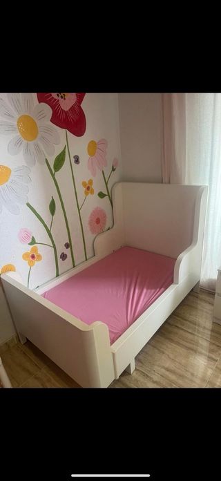 Cama infantil blanca - niña