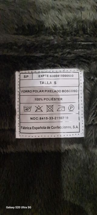 Forro Polar Militar M - Verde