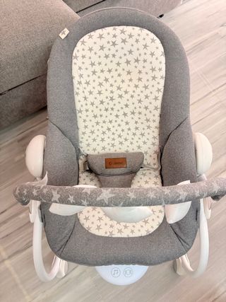 Hamaca Bebé Jané - Gris con Estrellas