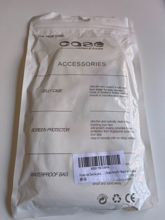 Case Redmi Note 8 transparente