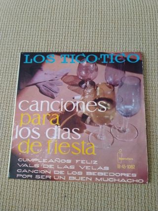Single Los Ticó tico - Canciones para fiestas
