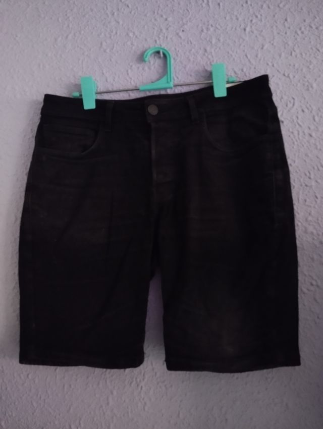Shorts vaqueros negros