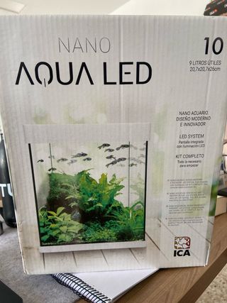 Acuario Nano Aqua LED 10L