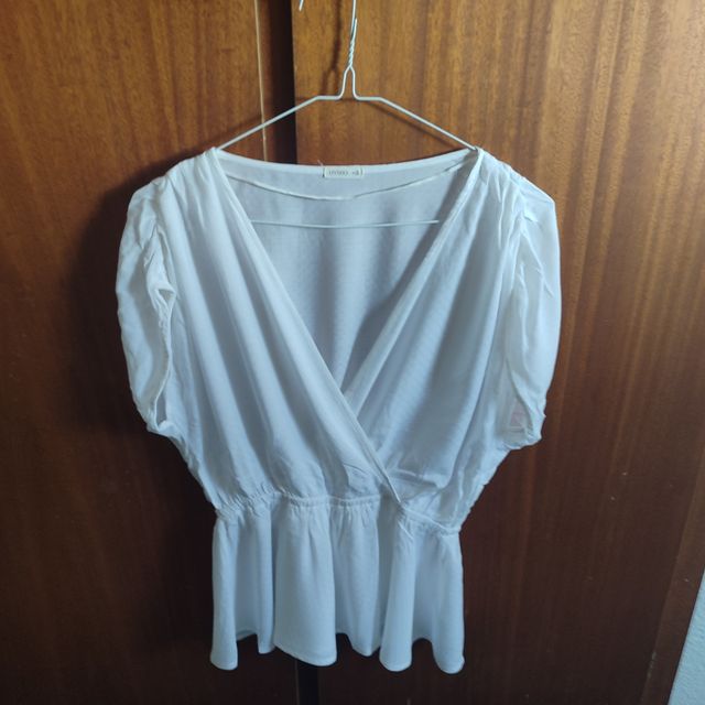 Blusa nueva Oysho blanca talla S