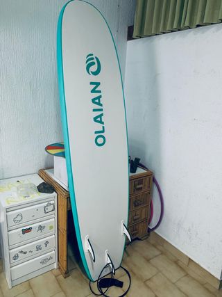Tabla surf Olaian 7'5" 80L azul
