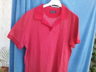 Polo Massimo Dutti rojo - L