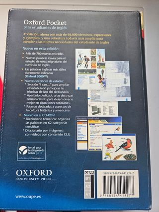 Diccionario Oxford Pocket para estudiantes de i...