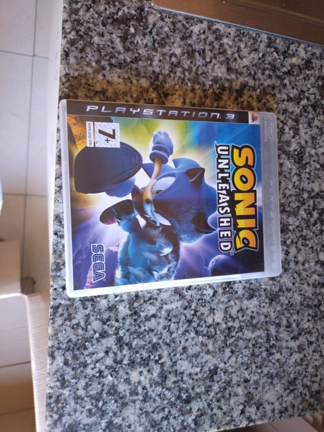 Sonic Unleashed PS3 (carátula y manual en ingles)
