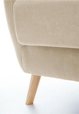 Sillón nórdico beige 