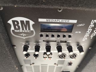 Equipo sonido BMS  Subwoofer 15" + 2 altavoces 600