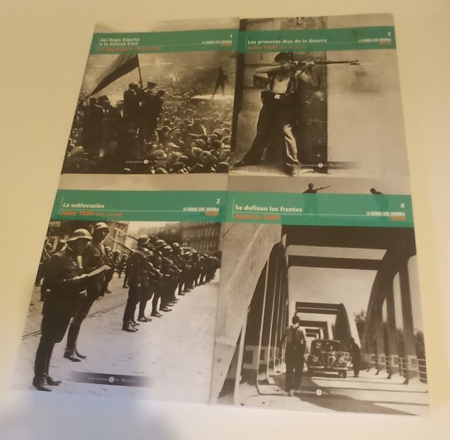 Colección El Mundo Guerra Civil Española (1 al 4)