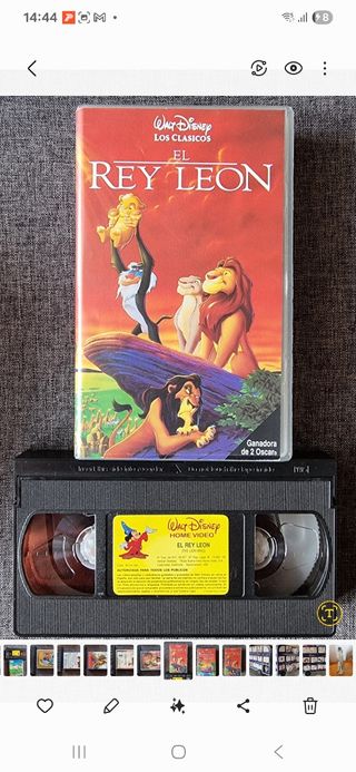 VHS El Rey Leon (El Rey León)