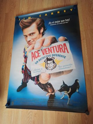 ACE VENTURA POSTER ORIGINAL JIM CARREY AÑO 1994