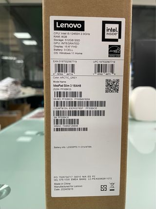 Portátil Lenovo IdeaPad Slim 3