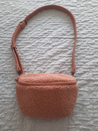 Riñonera rosa taupe