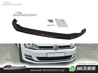 SPOILER DELANTERO DESCATALOGADO VW GOLF MK7 NEGRO BRILLO