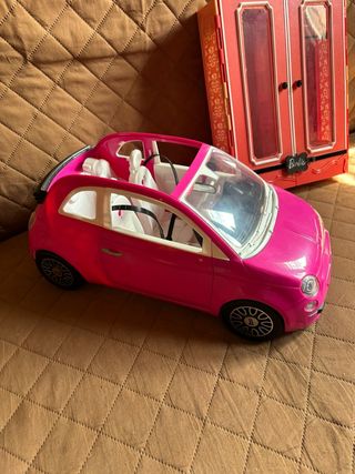 Barbie - Auto Fiat 500 + Guardaroba