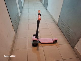 Patinete Yoleo niña rosa
