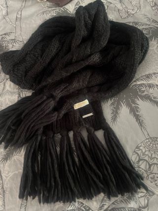 Bufanda Michael Kors negra - Tejida