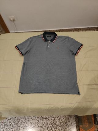 Polo Hombre XL - Gris Azul Marino