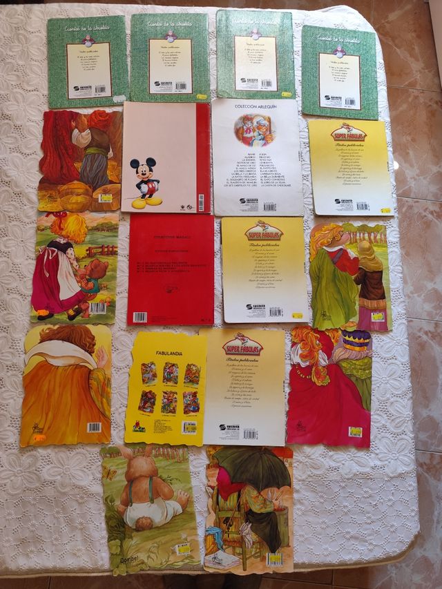 Lote 18 cuentos infantiles troquelados vintage
