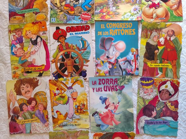 Lote 18 cuentos infantiles troquelados vintage