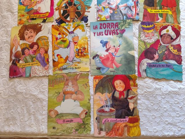 Lote 18 cuentos infantiles troquelados vintage
