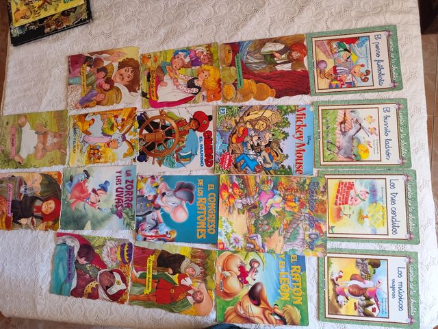 Lote 18 cuentos infantiles troquelados vintage