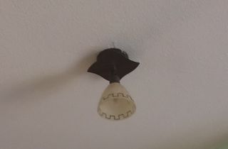 Lámpara techo un foco,tres focos y tres focos. 