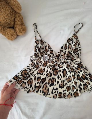 Top New Yorker - leopardo - talla única