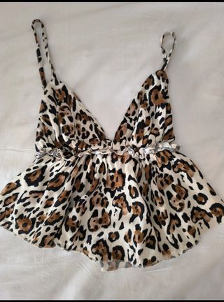 Top New Yorker - leopardo - talla única