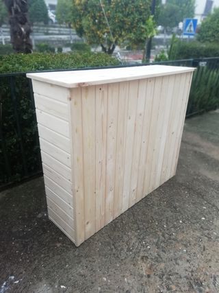 Mostrador madera - Estilo Chevron