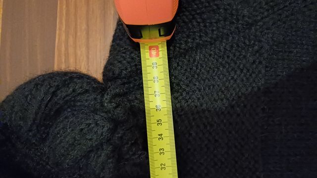 Cappotto lana Kontatto nero