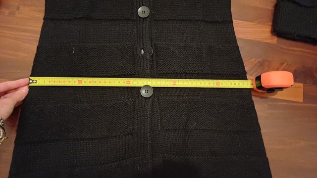 Cappotto lana Kontatto nero