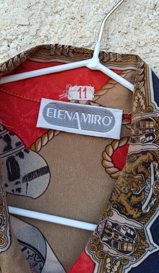 Camicia Elena Mirò vintage seta L
