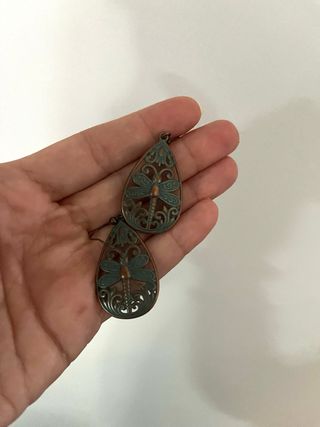 Pendientes libélula artesanales
