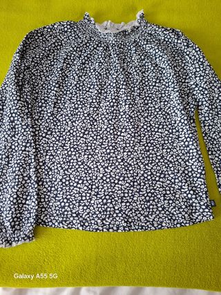 Blusa niña flores - 7-8 años