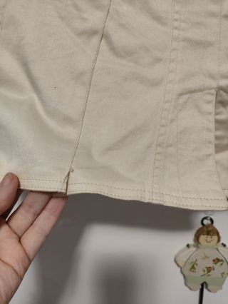 Falda beige Adolfo Domínguez